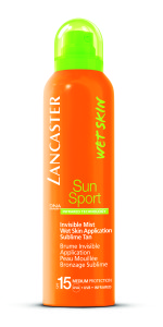Invisible Mist Wet Skin Application Sublime Tan Spf 15 (125 ml, € 33).
