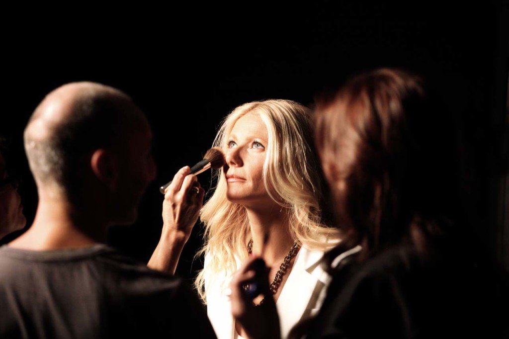 Gwyneth Paltrow backstage